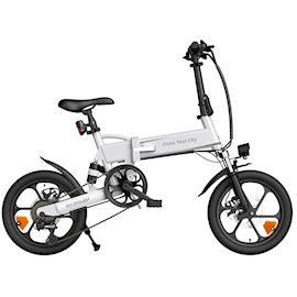 ელექტრო ველოსიპედი ADO A16 XE, 350W, Smart APP, Folding Electric Bike, 25KM/H, white